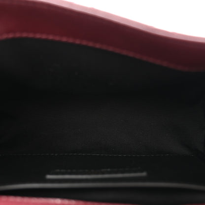 Saint Laurent Lambskin Quilted Monogram Mini Nolita Rouge Cabernet 5 of 10