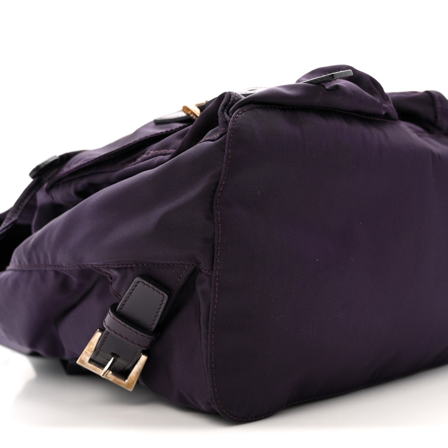 Tessuto Nylon Saffiano Medium Backpack Purple