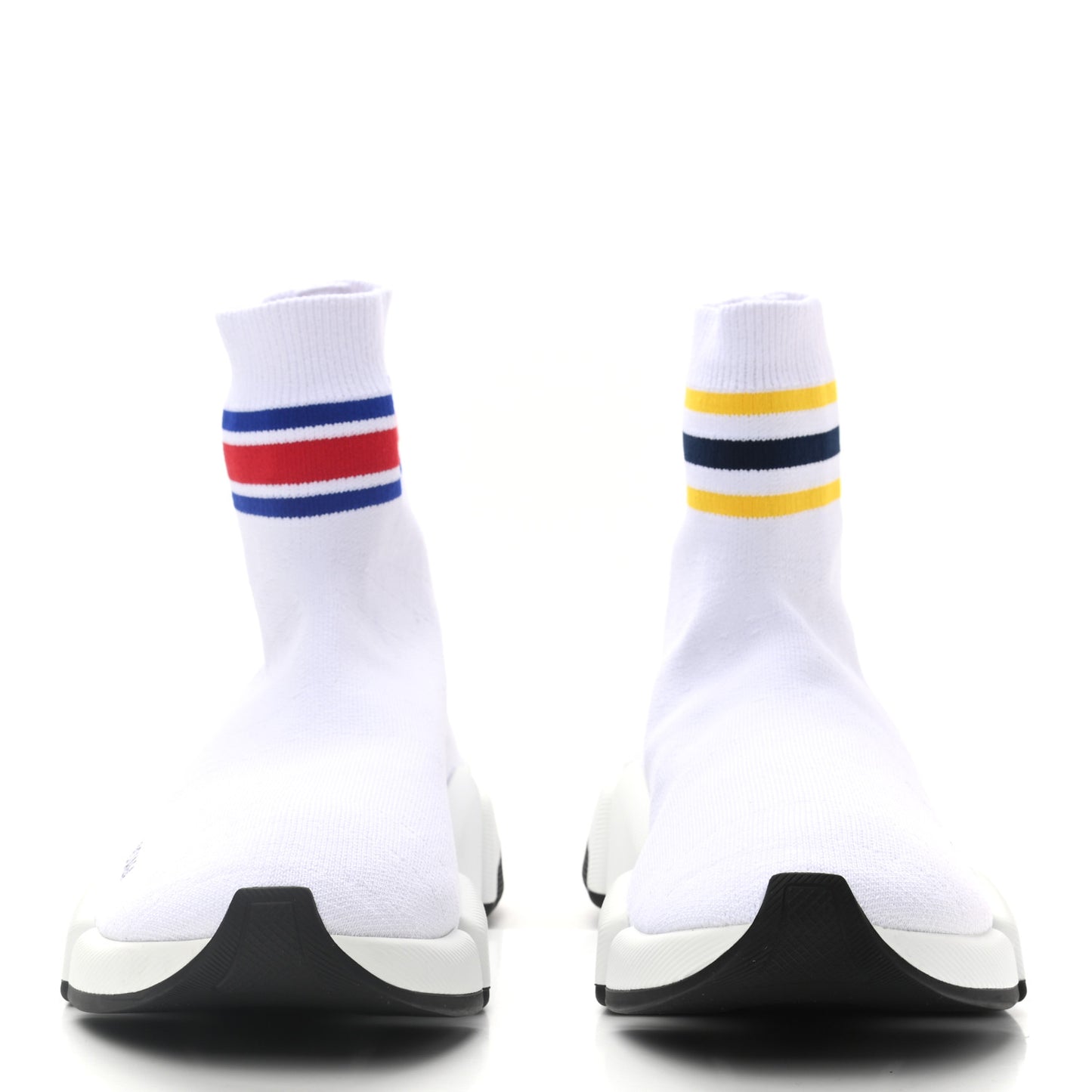 Technical 3D Recycled Knit Striped Womens Speed 2.0 Sneakers 39 White Multicolor