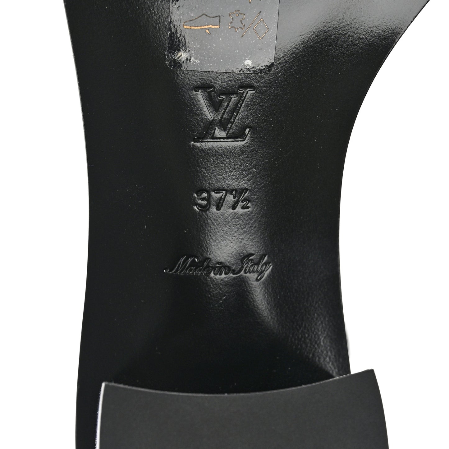 Calfskin Monogram Passenger Sandals 37.5 Black