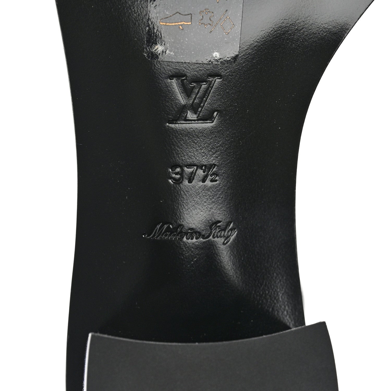 Louis Vuitton Calfskin Monogram Passenger Sandals 37.5 Black 6 of 10