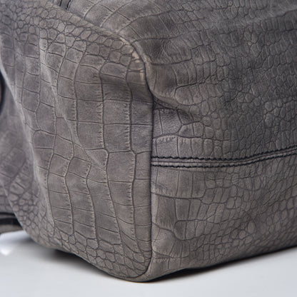 Givenchy Nubuck Crocodile Embossed Large Pandora Grey 9 of 10