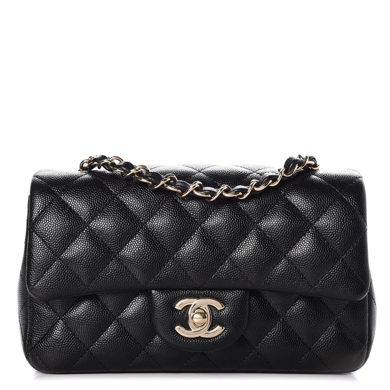 Chanel Caviar Quilted Mini Rectangular Flap Black 1 of 8