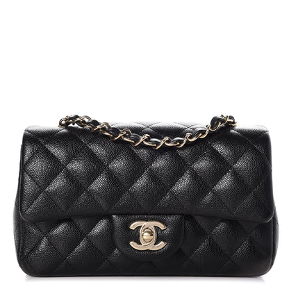 Chanel Caviar Quilted Mini Rectangular Flap Black 1 of 8