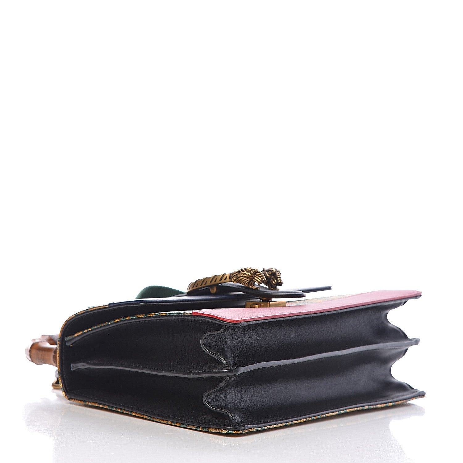 Gucci Iridescent Brocade Bamboo Web Tokyo Print Medium Dionysus Top Handle Bag Multi 4 of 11