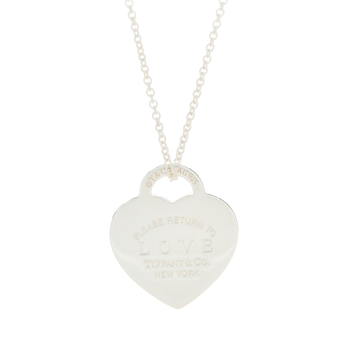 Sterling Silver Return To Tiffany Love Pendant Necklace