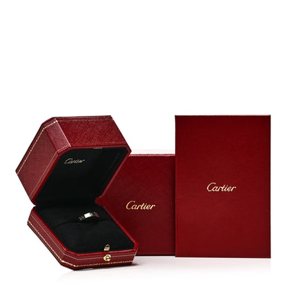 Cartier 18K White Gold 3.5mm LOVE Wedding Band Ring 63 10.25 7 of 7