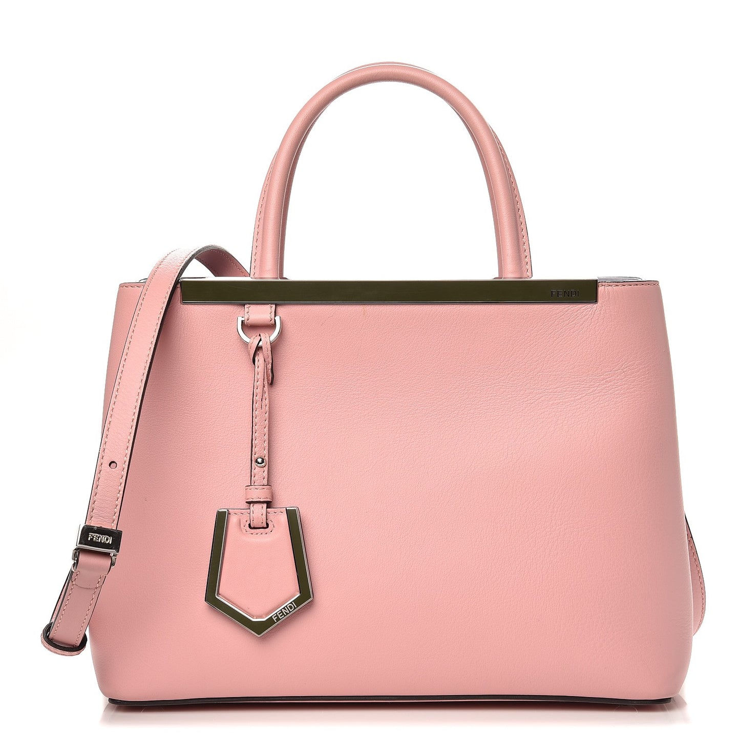 Vitello Dolce Century Petite 2Jours Tote Bubblegum Lilla Oliva