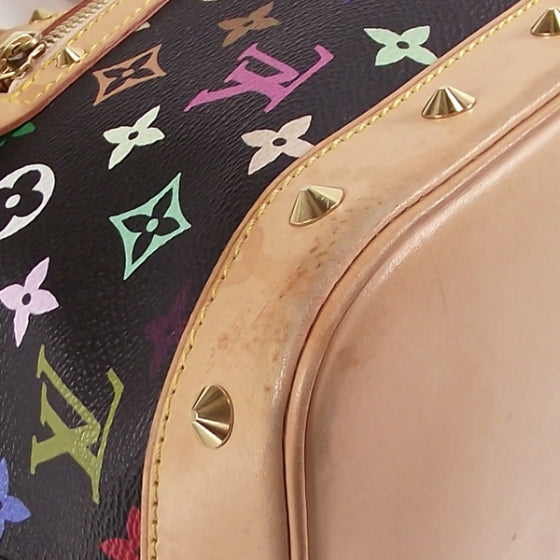 Louis Vuitton Monogram Multicolor Alma Black 5 of 8