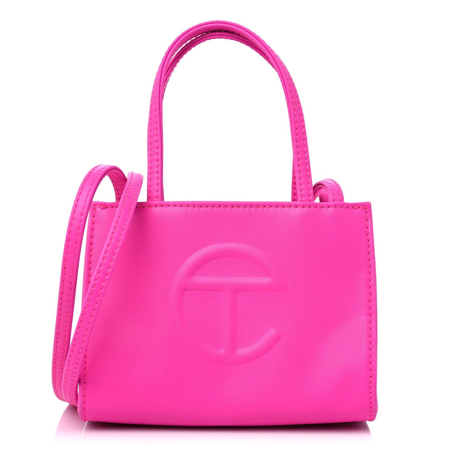 Telfar Vegan Leather Small Shopping Bag Azalea 1 of 10