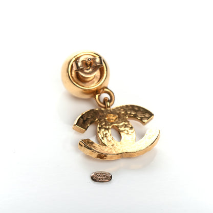 Chanel CC Drop Earrings Gold 4 of 5