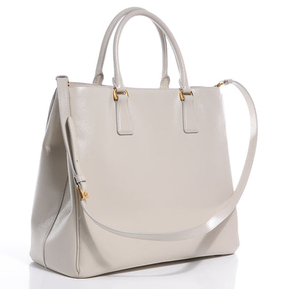 Prada Saffiano Vernice Tote Talco 3 of 9