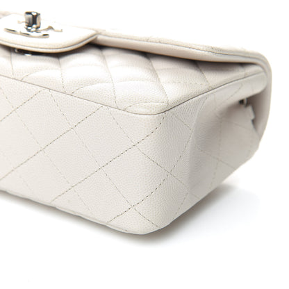 Chanel Caviar Quilted Mini Rectangular Flap Ivory 9 of 10