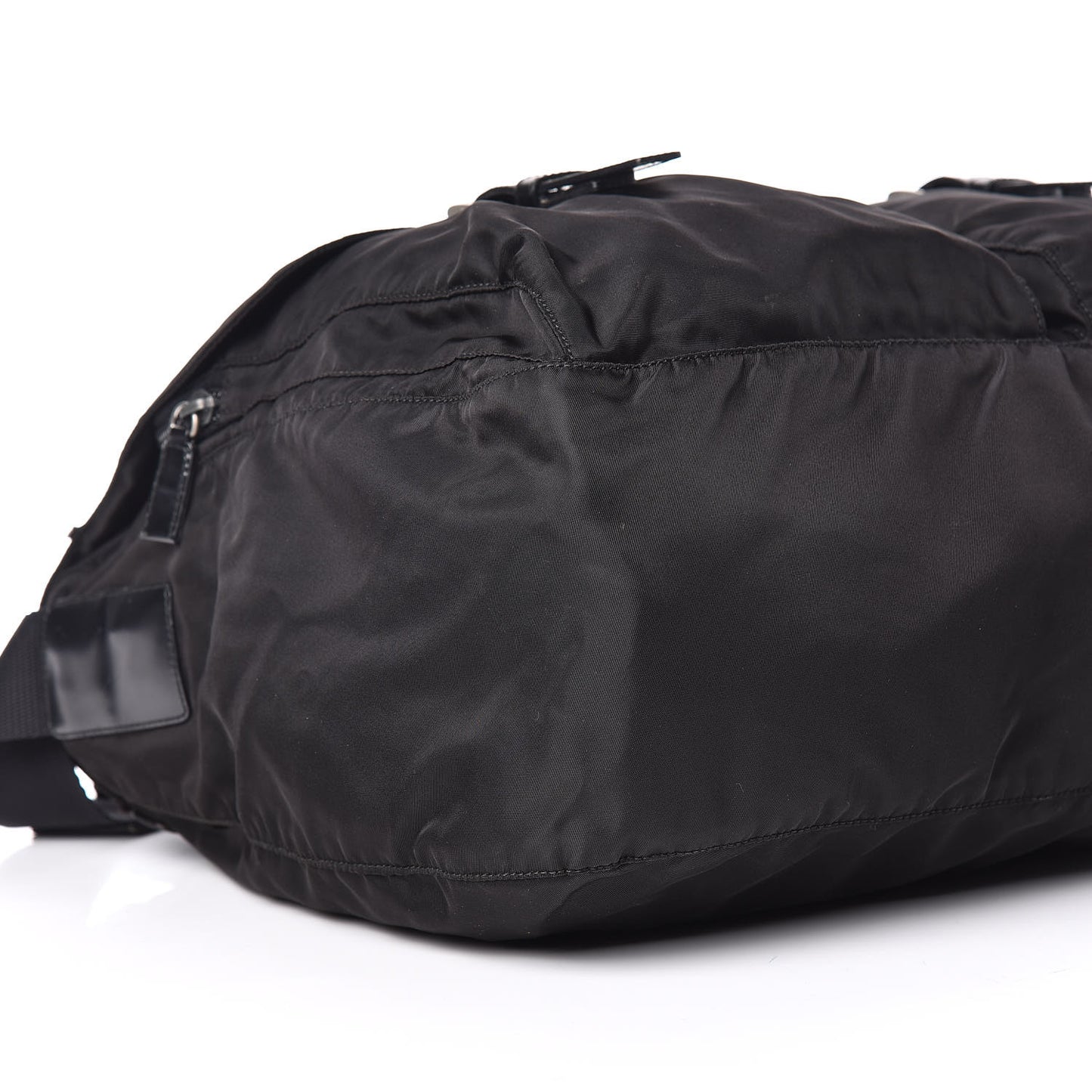 Tessuto Nylon Messenger Bag Black