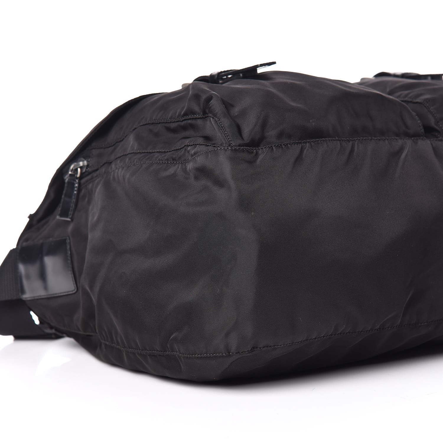 Prada Tessuto Nylon Messenger Bag Black 5 of 10