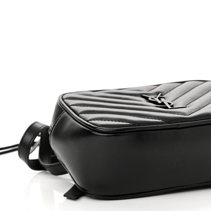 Saint Laurent Calfskin Matelasse Monogram Lou Belt Bag Black 9 of 11
