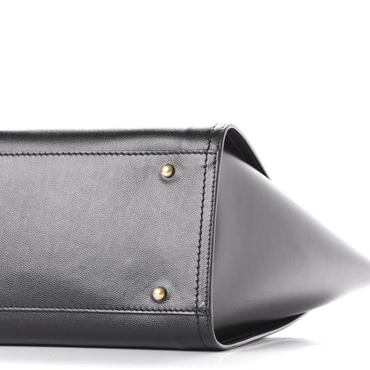 Chanel Caviar Small Studded Deauville Tote Black 7 of 10