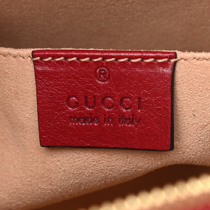 Gucci Suede Calfskin Web Small Ophidia Dome Shoulder Bag New Blue Romantic Cherry 6 of 10