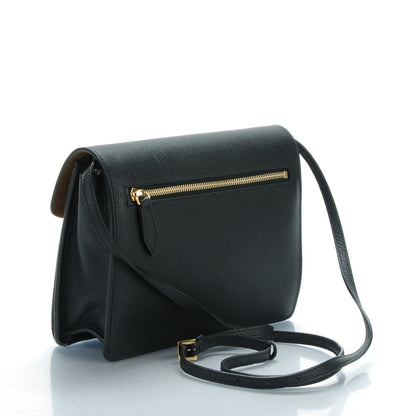 Burberry Derby Calfskin House Check Small Macken Crossbody Bag Black 3 of 9