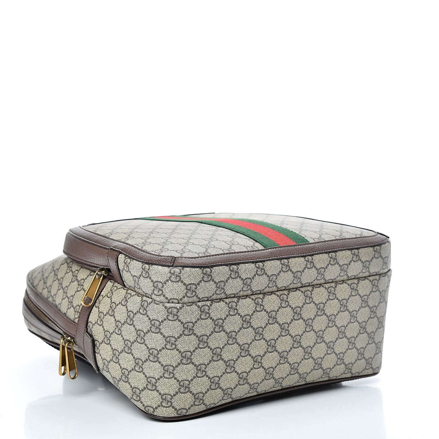 Gucci GG Supreme Monogram Medium Ophidia Day Backpack Brown 3 of 12