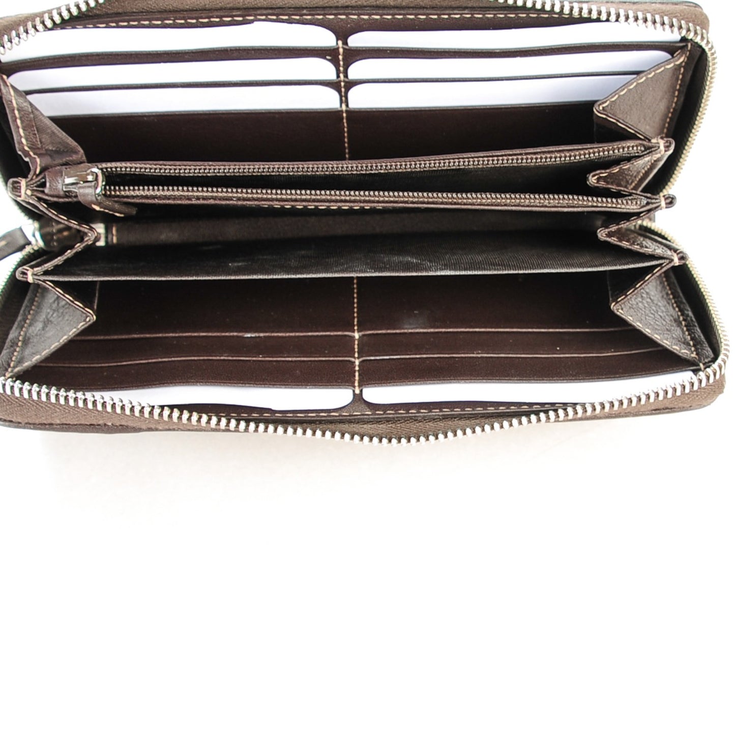Monogram GG Supreme Zip Around Wallet Cocoa