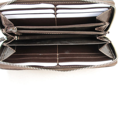 Gucci Monogram GG Supreme Zip Around Wallet Cocoa 5 of 7