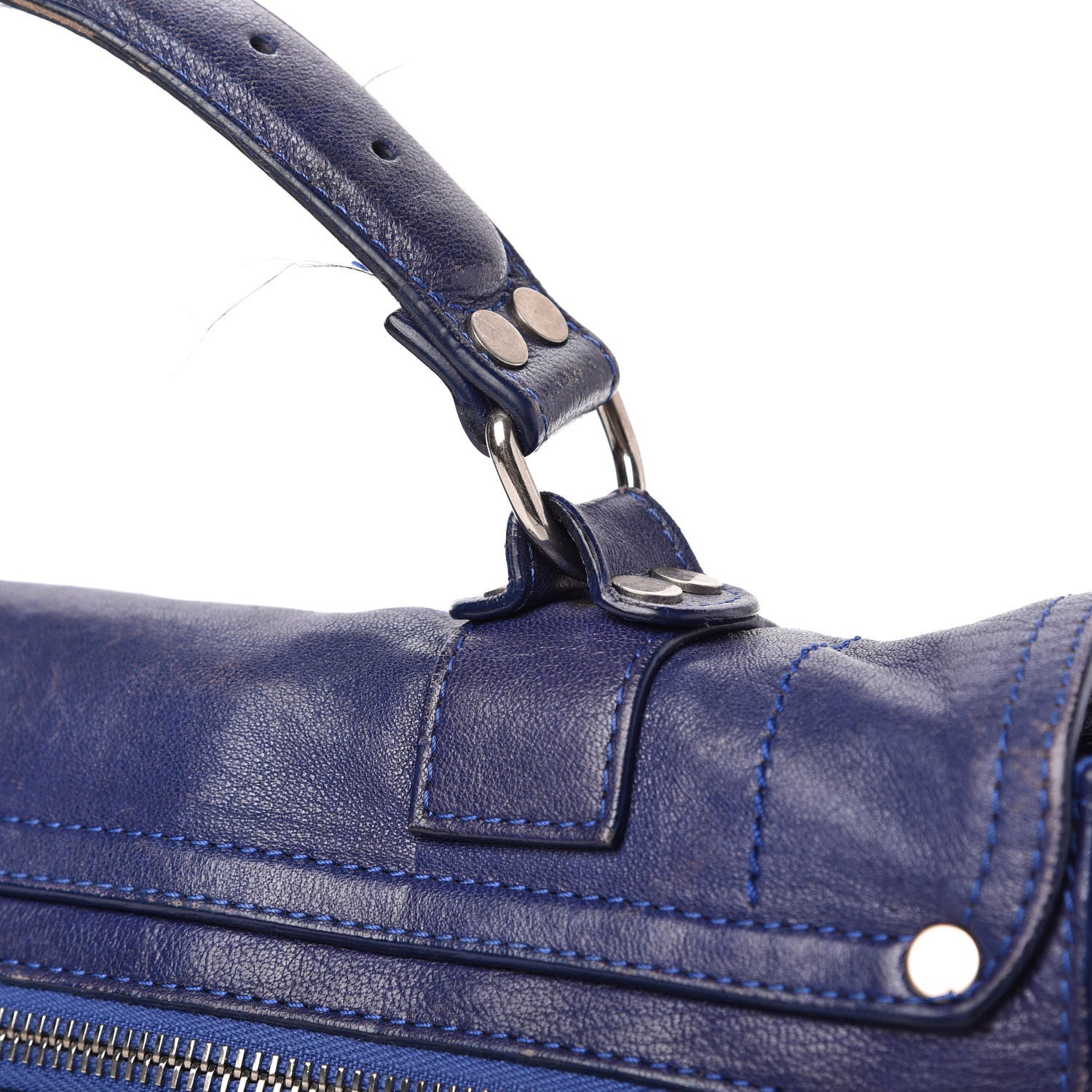 Proenza Schouler Lambskin Medium PS1 Satchel Cobalt Blue 15 of 15
