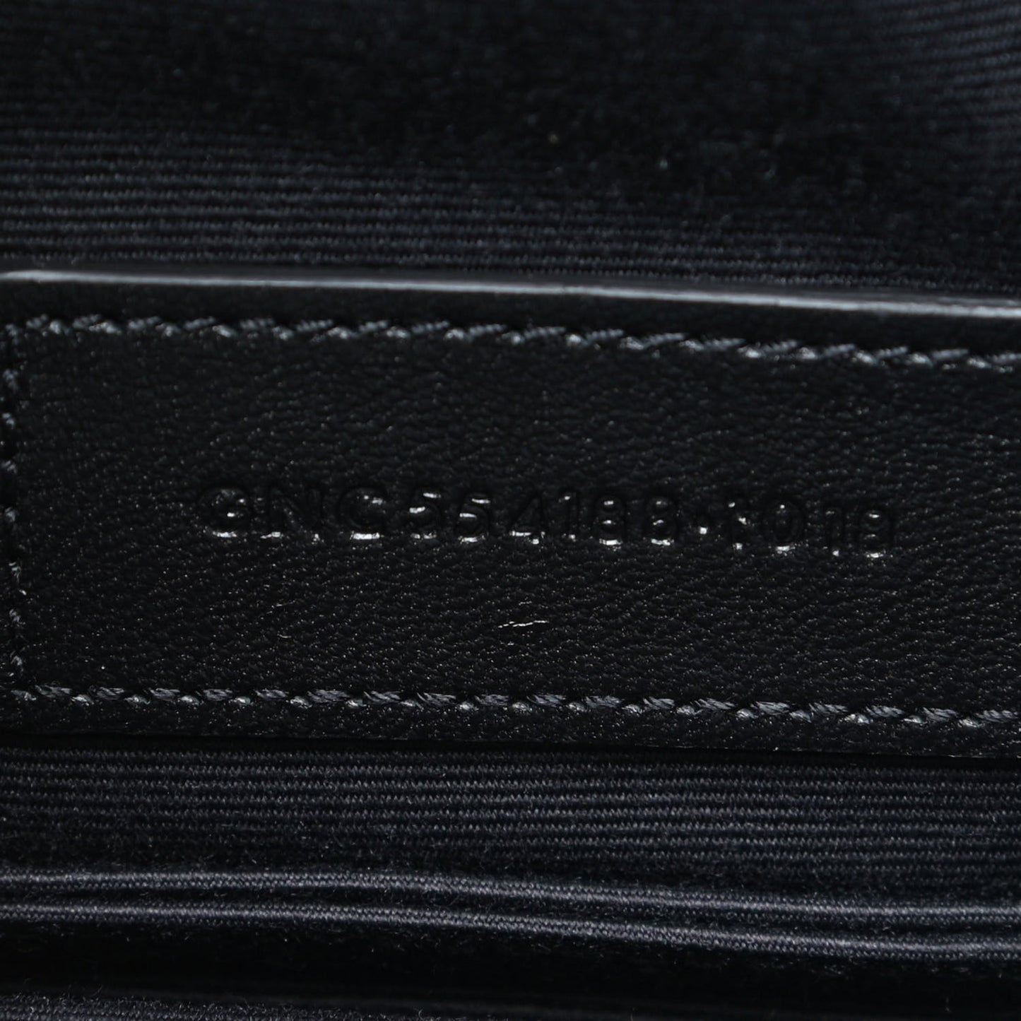 Smooth Calfskin Monogram Bill Pouch Black