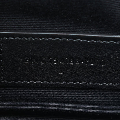 Saint Laurent Smooth Calfskin Monogram Bill Pouch Black 8 of 11