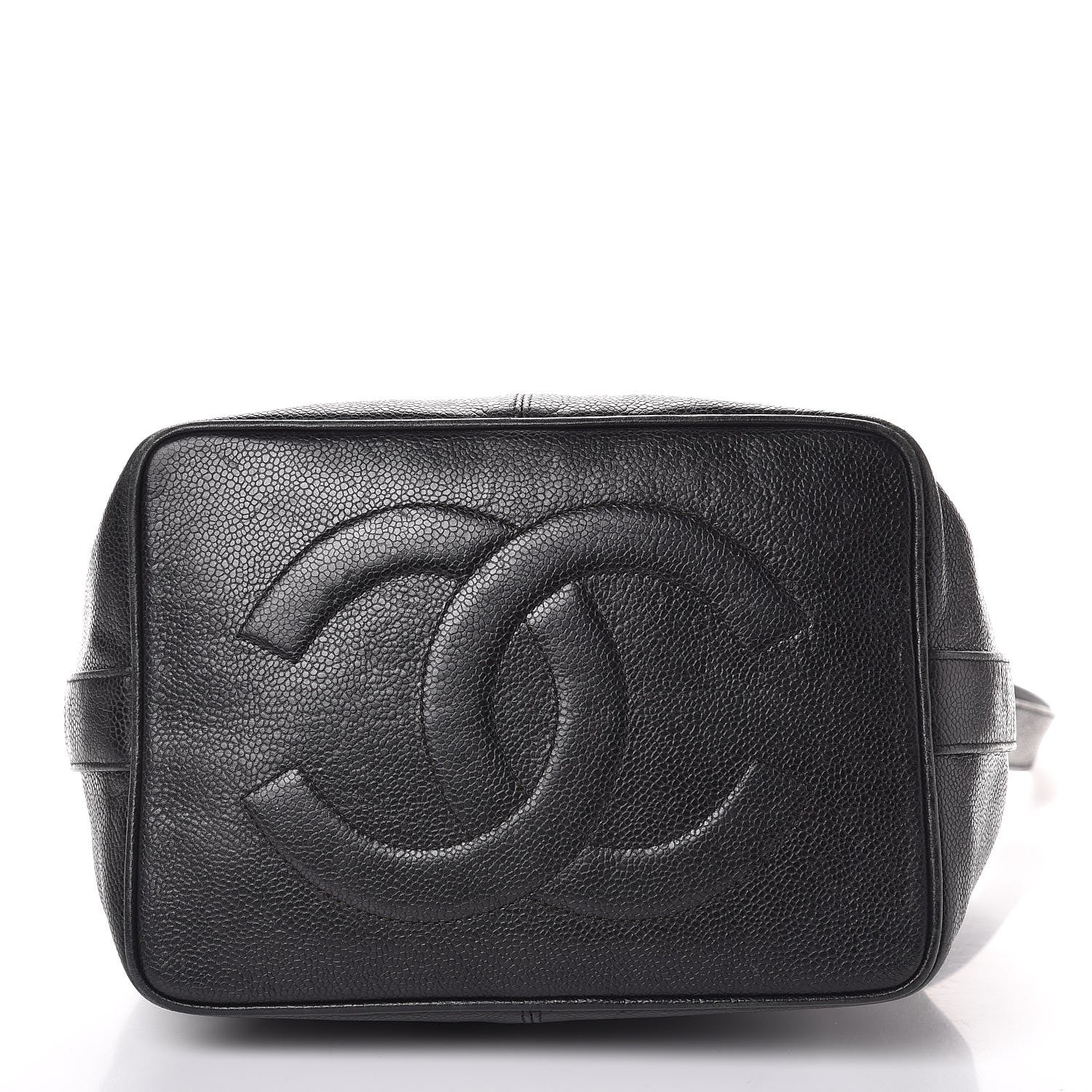 Chanel Caviar CC Drawstring Shoulder Bag Black 8 of 12