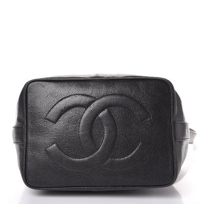 Chanel Caviar CC Drawstring Shoulder Bag Black 8 of 12