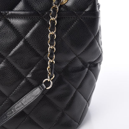 Chanel Caviar Quilted Shopping Tote Black 14 of 14