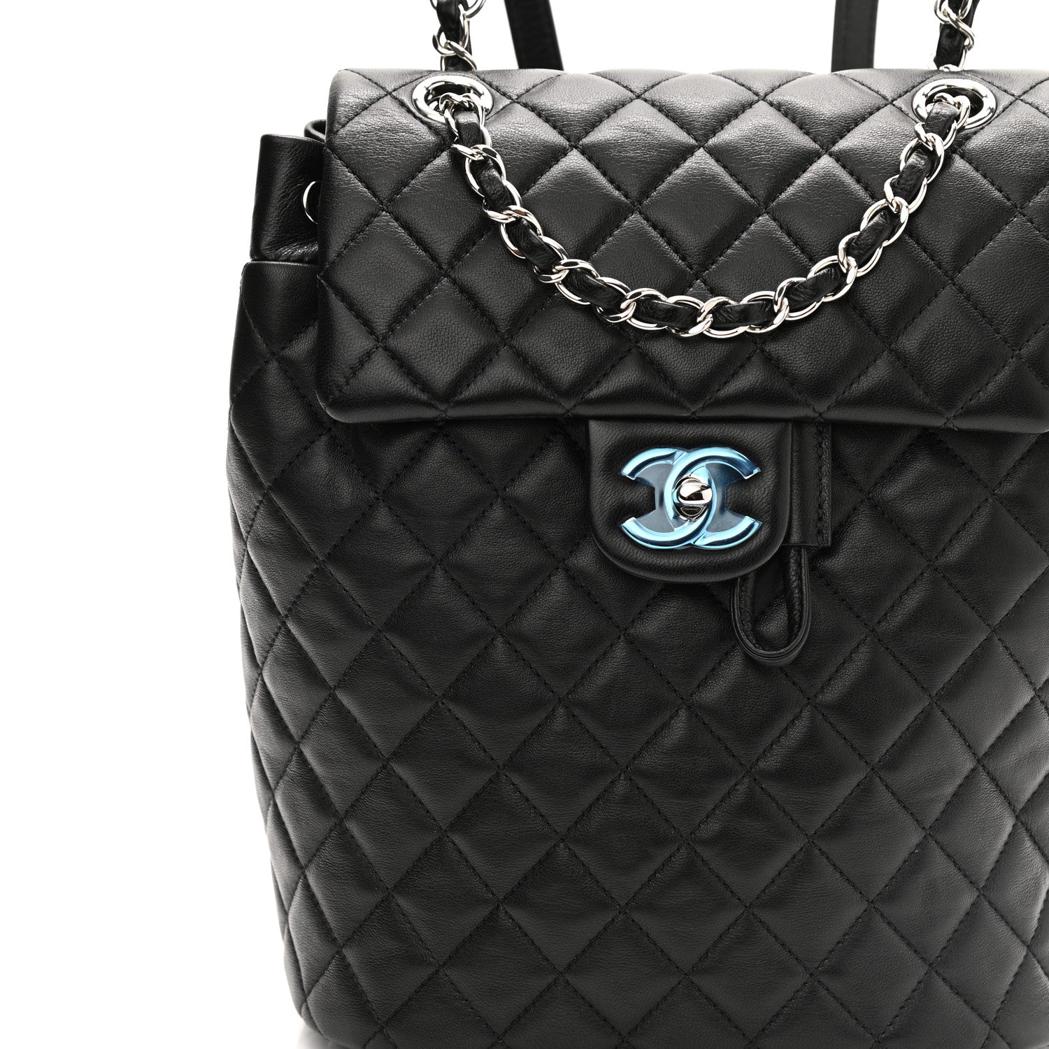 Chanel Lambskin Quilted Small Urban Spirit Backpack Black 8 of 11