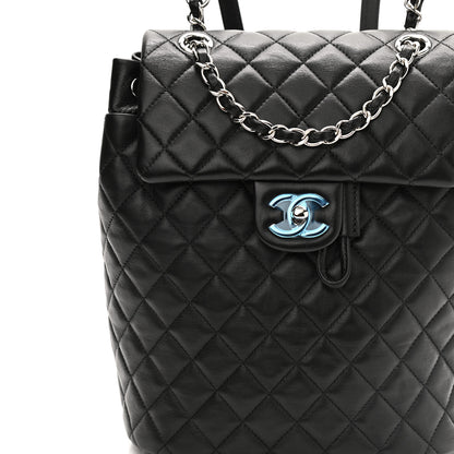Chanel Lambskin Quilted Small Urban Spirit Backpack Black 8 of 11