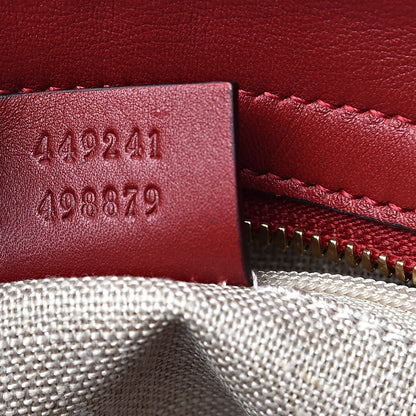 Gucci Microguccissima Small Bree Tote Red 7 of 10