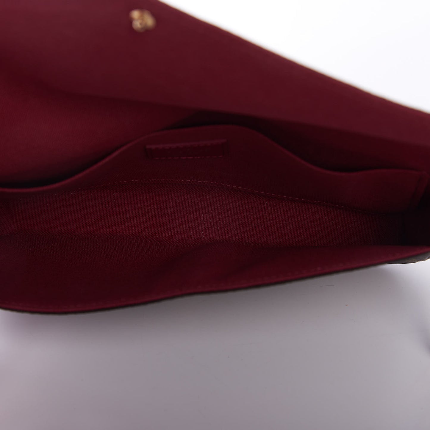 Monogram Pochette Felicie Chain Wallet Fuchsia