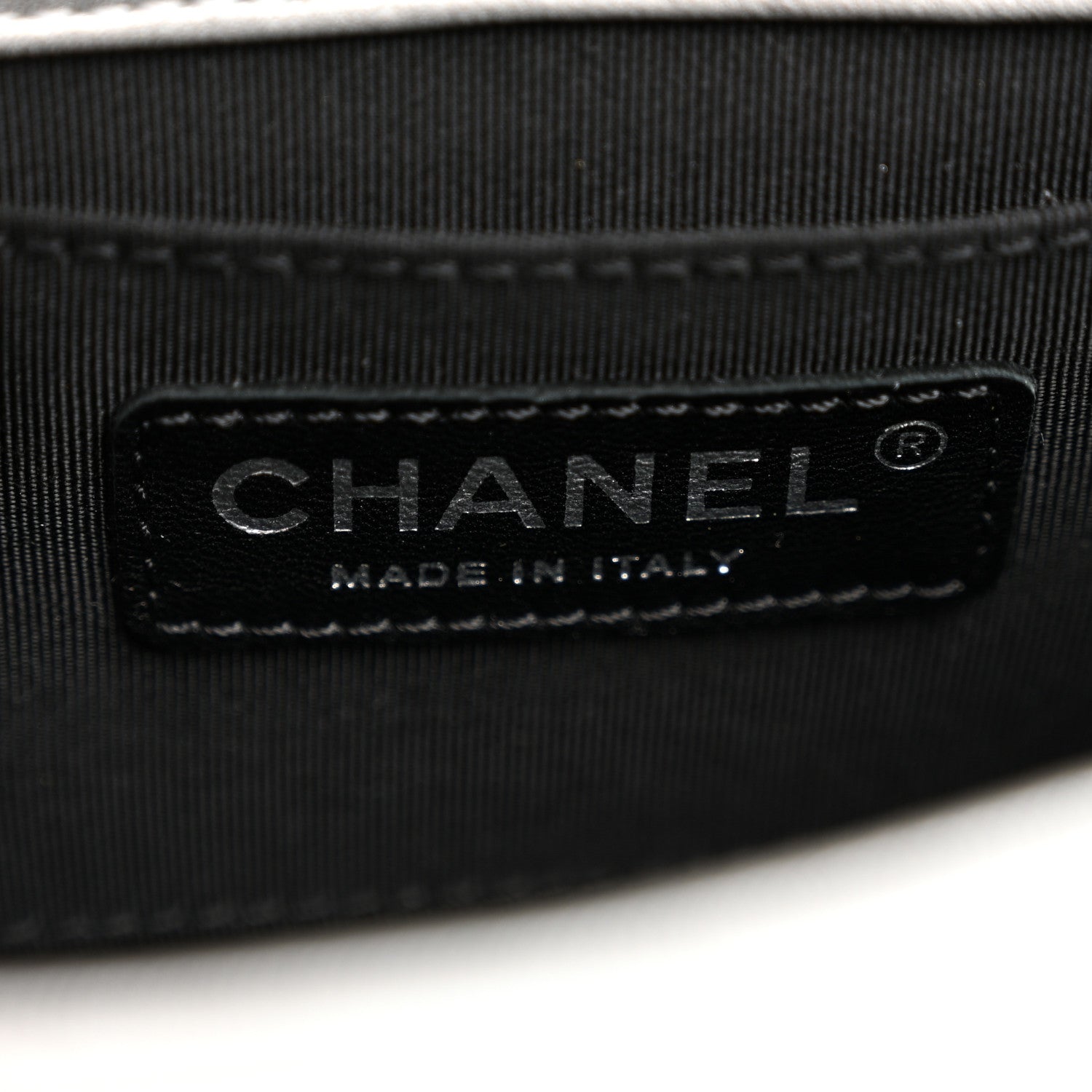 Chanel Metallic Lambskin Chevron Quilted Mini Flap Silver 6 of 10