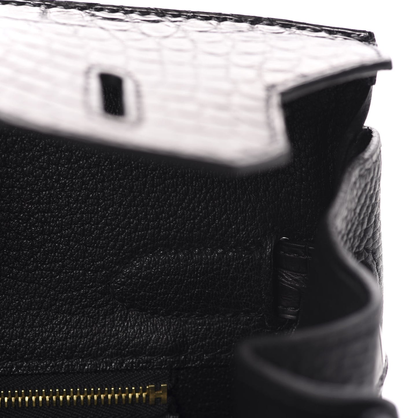 Togo Matte Alligator Birkin Touch 30 Black