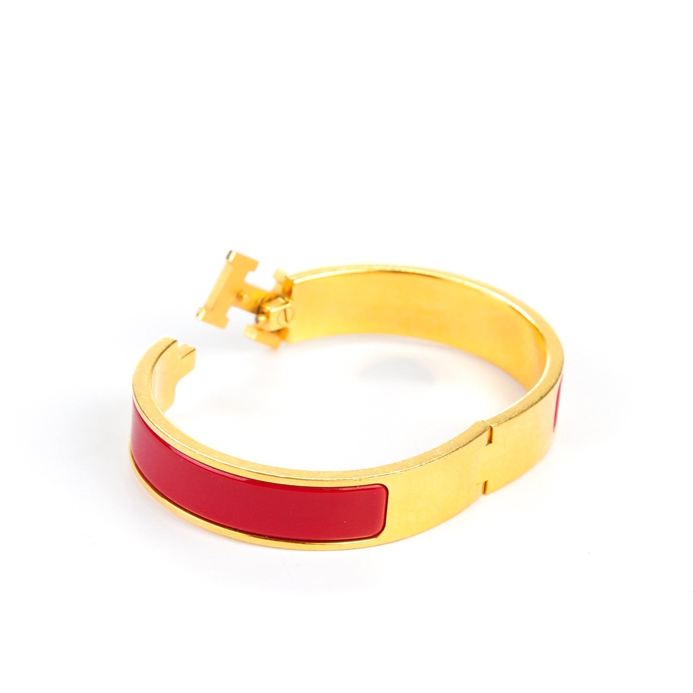 Enamel Clic Clac H Narrow Bracelet PM