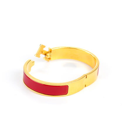 Hermes Enamel Clic Clac H Narrow Bracelet PM 3 of 4