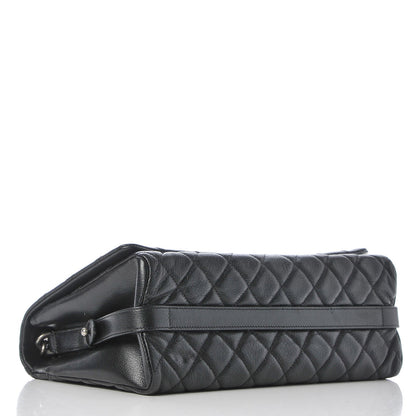 Chanel Goatskin Quilted Large City Rock Flap Black 4 of 8