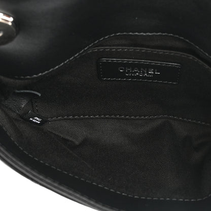 Chanel Calfskin Quilted CC Uniform Flap Belt Bag Black 5 of 9