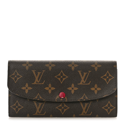 Louis Vuitton Monogram Emilie Wallet Fuchsia 1 of 8