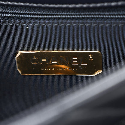Chanel Lambskin Quilted Medium Chanel 19 Flap Navy Blue 6 of 11
