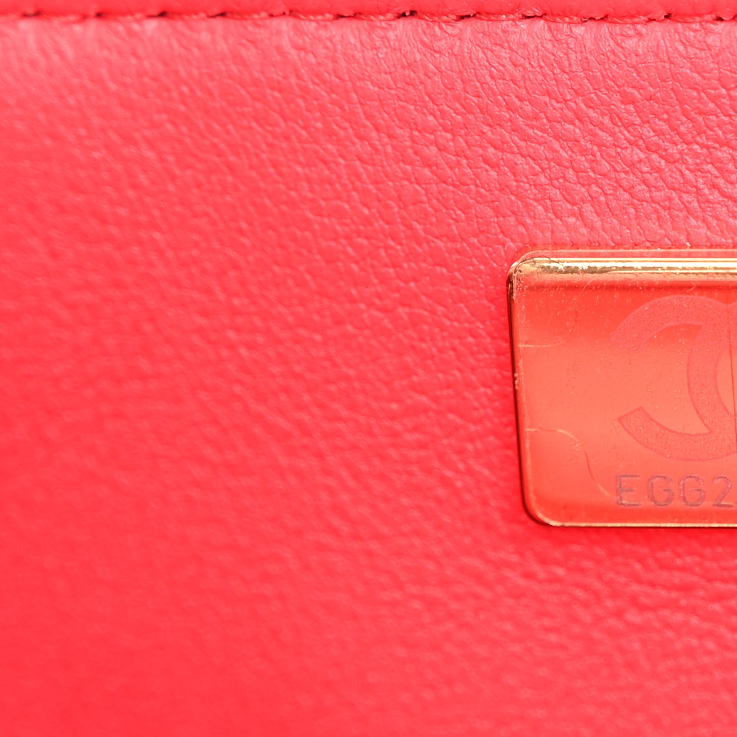 Lambskin Quilted Mini Rectangular Flap Dark Pink