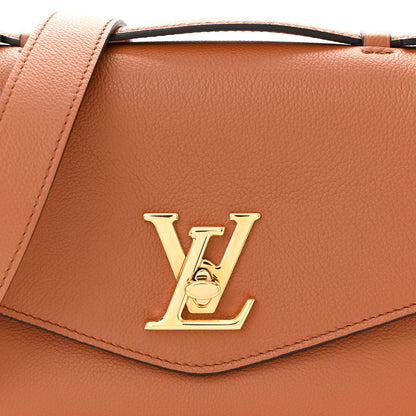 Louis Vuitton Grained Calfskin Lockme Oxford Cognac 7 of 9