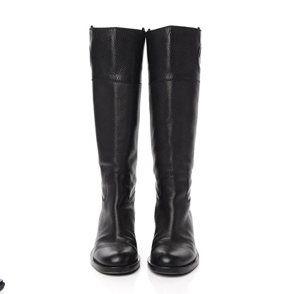 Gucci Calfskin Interlocking G Boots 40.5 Black 2 of 10