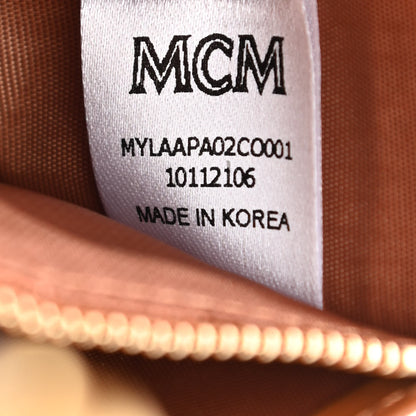 MCM Visetos Large Patricia Wallet On Chain Cognac 7 of 8