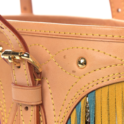 Louis Vuitton Monogram Multicolor Fringe Bucket White 9 of 9