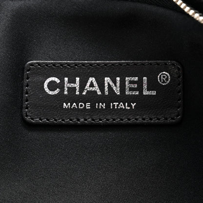 Chanel Lambskin Accordion Globe Clutch Black 6 of 12
